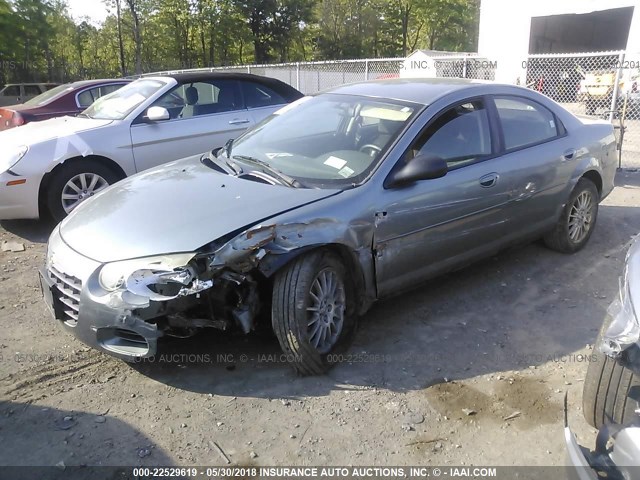 1C3EL56R56N273659 - 2006 CHRYSLER SEBRING TOURING GRAY photo 2