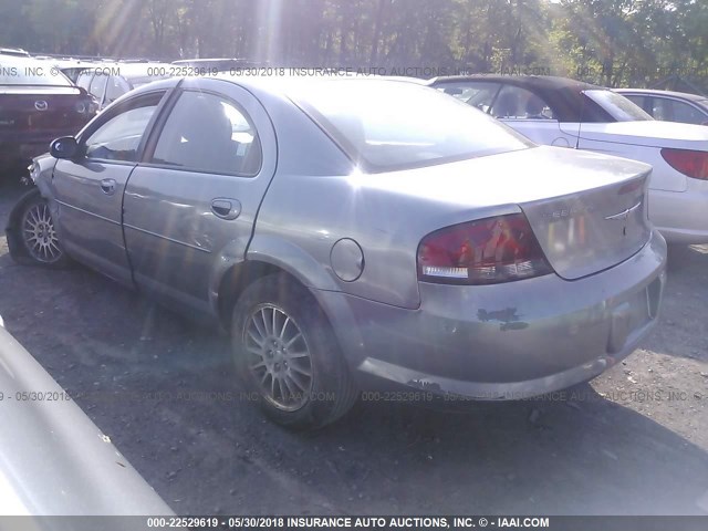 1C3EL56R56N273659 - 2006 CHRYSLER SEBRING TOURING GRAY photo 3