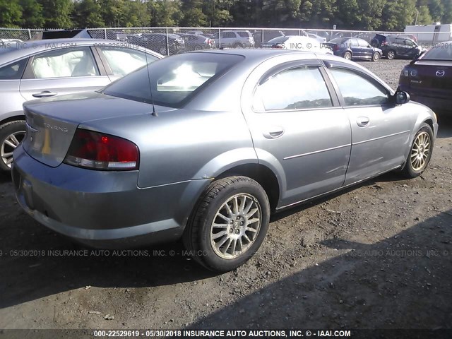 1C3EL56R56N273659 - 2006 CHRYSLER SEBRING TOURING GRAY photo 4