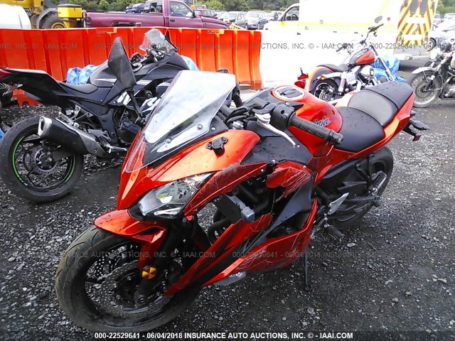 JKAEXEJ1XHDA00806 - 2017 KAWASAKI EX650 J ORANGE photo 2