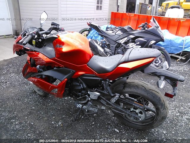 JKAEXEJ1XHDA00806 - 2017 KAWASAKI EX650 J ნარინჯისფერი ფოტო 3