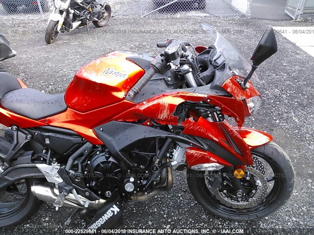 JKAEXEJ1XHDA00806 - 2017 KAWASAKI EX650 J ORANGE photo 5