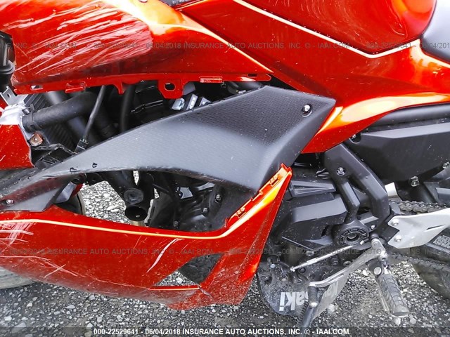 JKAEXEJ1XHDA00806 - 2017 KAWASAKI EX650 J ნარინჯისფერი ფოტო 9