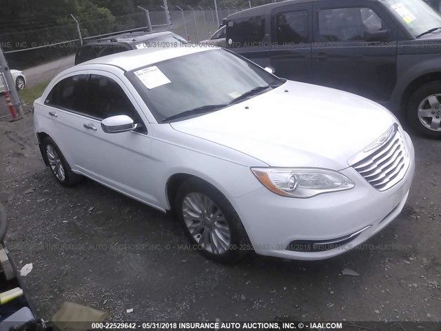 1C3CCBCB5CN150534 - 2012 CHRYSLER 200 LIMITED WHITE photo 1