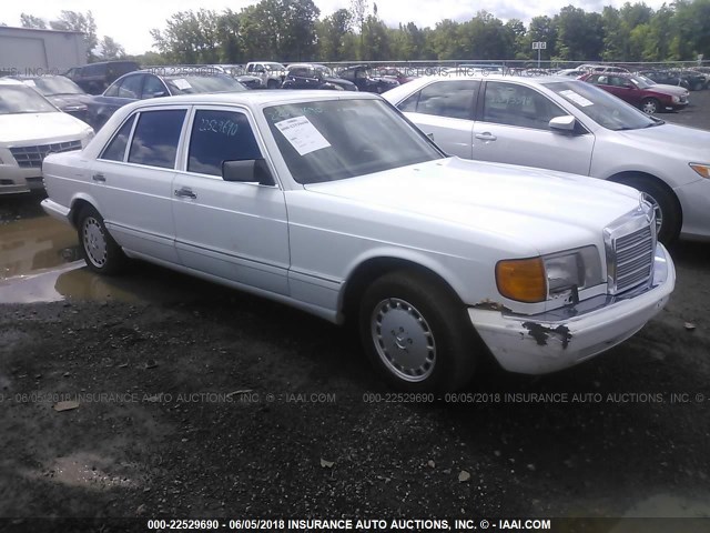 WDBCA39E1MA577578 - 1991 MERCEDES-BENZ 560 SEL WHITE photo 1