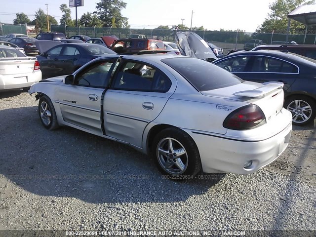 1G2NW52E71C247319 - 2001 PONTIAC GRAND AM GT SILVER photo 3