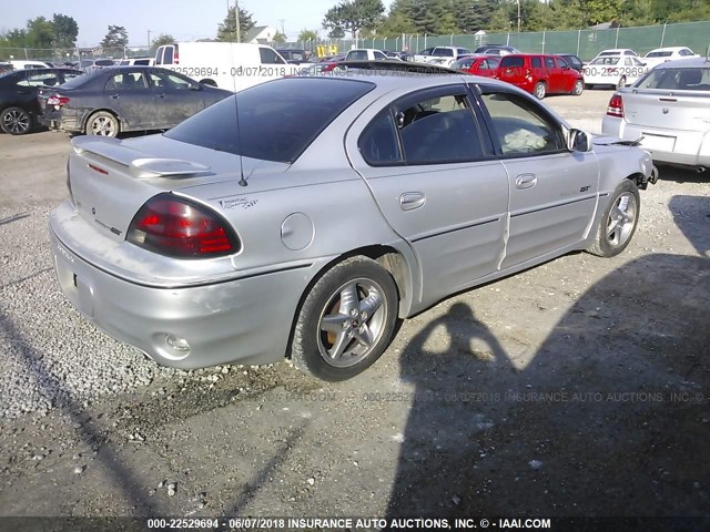 1G2NW52E71C247319 - 2001 PONTIAC GRAND AM GT SILVER photo 4