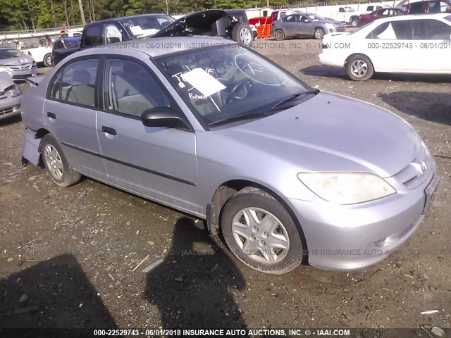 2HGES16304H589383 - 2004 HONDA CIVIC DX VP SILVER photo 1