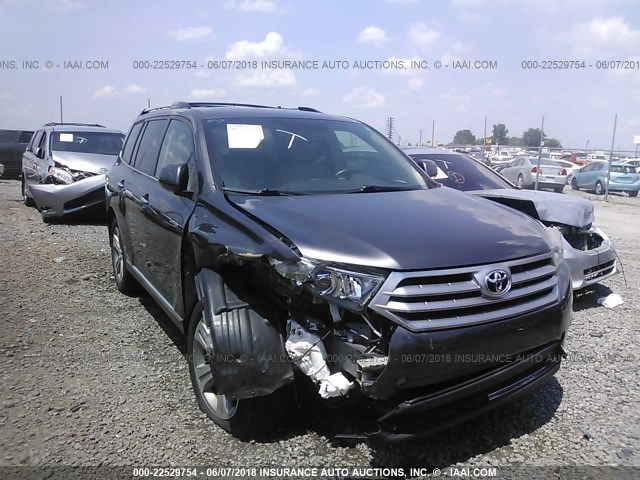 5TDDK3EH8CS146837 - 2012 TOYOTA HIGHLANDER LIMITED GRAY photo 6