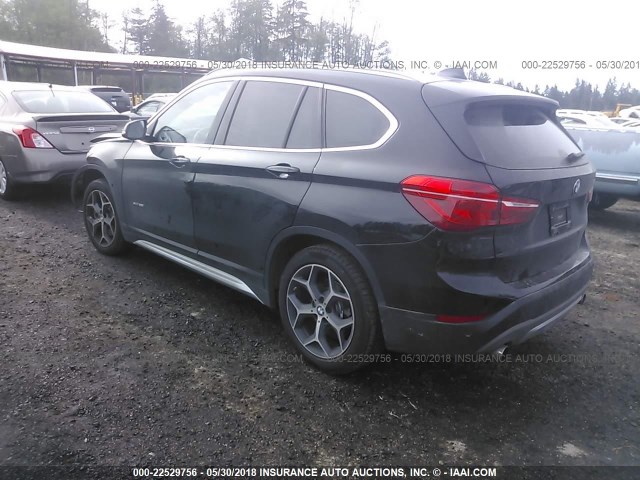 WBXHT3C30H5F80274 - 2017 BMW X1 XDRIVE28I 黑色 照片 3