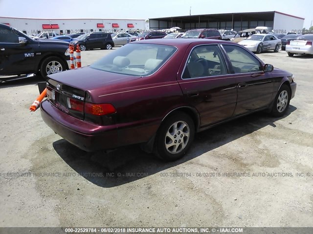 4T1BF22K6YU943009 - 2000 TOYOTA CAMRY LE/XLE MAROON photo 4