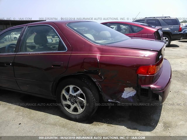 4T1BF22K6YU943009 - 2000 TOYOTA CAMRY LE/XLE MAROON photo 6