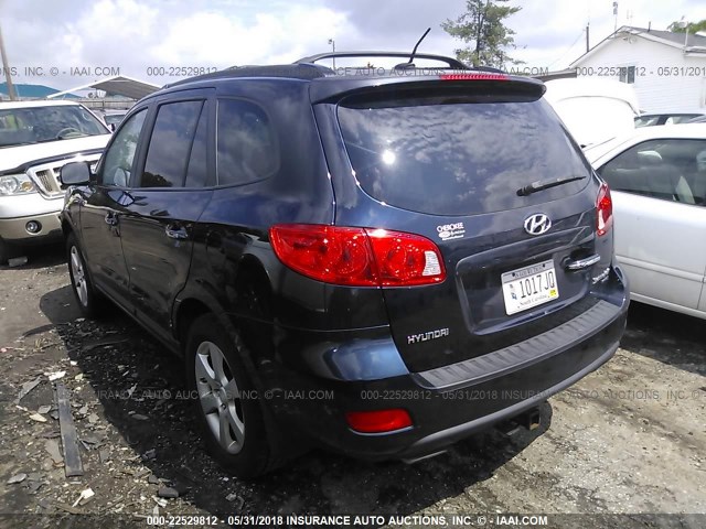 5NMSH13E29H280113 - 2009 HYUNDAI SANTA FE SE/LIMITED BLACK photo 3