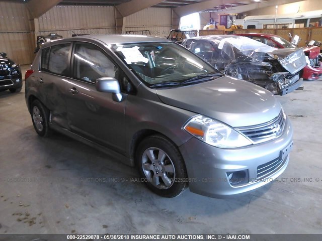 3N1BC1CP1BL517878 - 2011 NISSAN VERSA S/SL GRAY photo 1