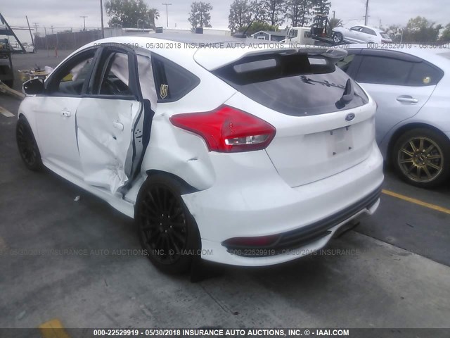 1FADP3L90HL214737 - 2017 FORD FOCUS ST WHITE photo 3