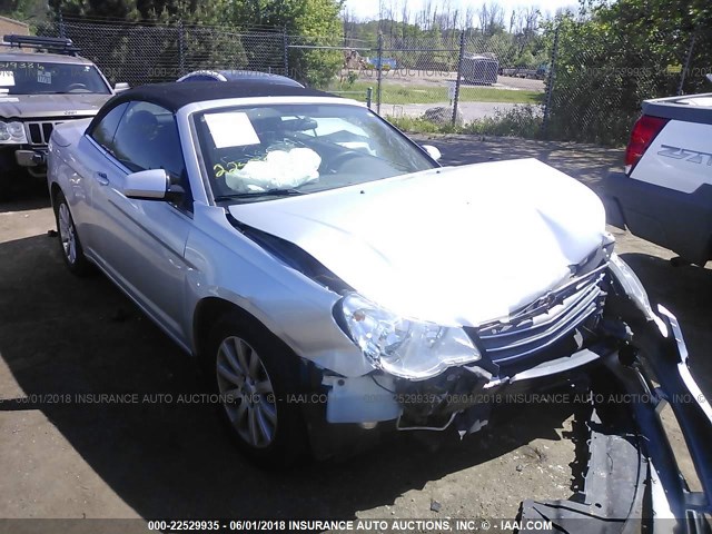 1C3BC5ED4AN153515 - 2010 CHRYSLER SEBRING TOURING SILVER photo 1