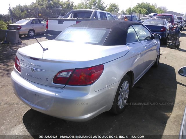 1C3BC5ED4AN153515 - 2010 CHRYSLER SEBRING TOURING SILVER photo 4