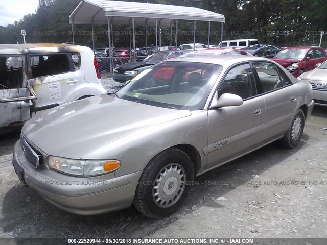 2G4WY55J7Y1338363 - 2000 BUICK CENTURY LIMITED/2000 GOLD photo 2