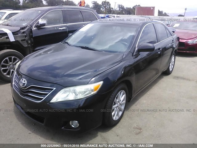 4T4BF3EK9BR193622 - 2011 TOYOTA CAMRY SE/LE/XLE BLACK photo 2