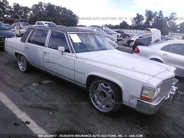 1G6DW51YXH9723107 - 1987 CADILLAC BROUGHAM BLUE photo 1