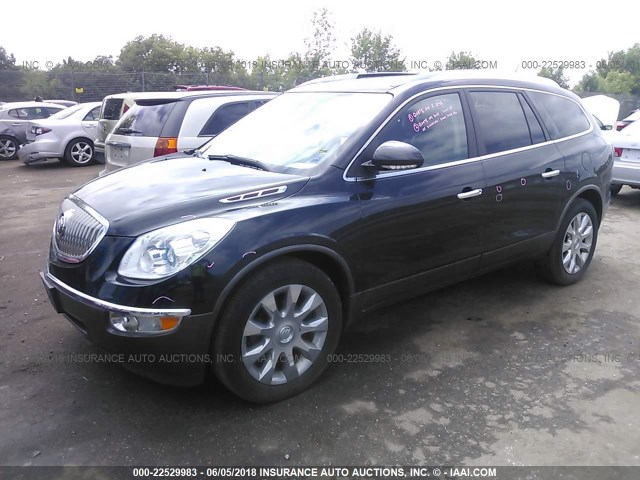 5GAKVCED5BJ253577 - 2011 BUICK ENCLAVE CXL 黑色 照片 2