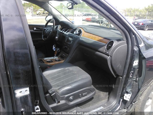 5GAKVCED5BJ253577 - 2011 BUICK ENCLAVE CXL 黑色 照片 5