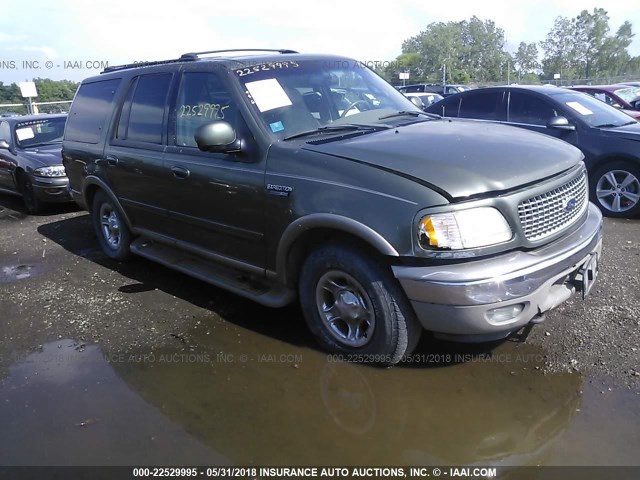 1FMPU18L6YLC34690 - 2000 FORD EXPEDITION EDDIE BAUER GREEN photo 1