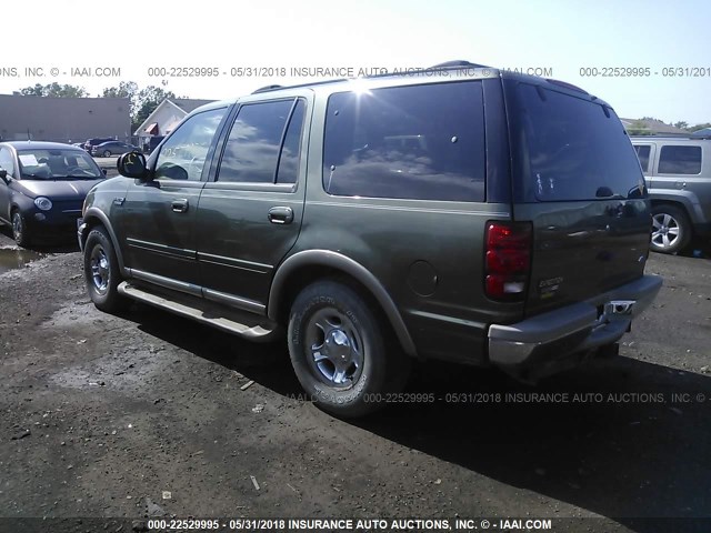 1FMPU18L6YLC34690 - 2000 FORD EXPEDITION EDDIE BAUER GREEN photo 3