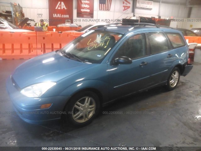 1FAFP36351W162820 - 2001 FORD FOCUS SE/SE COMFORT BLUE photo 2