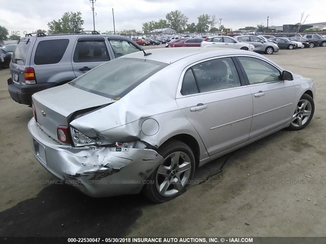 1G1ZC5EBXAF166636 - 2010 CHEVROLET MALIBU 1LT 银色 照片 4