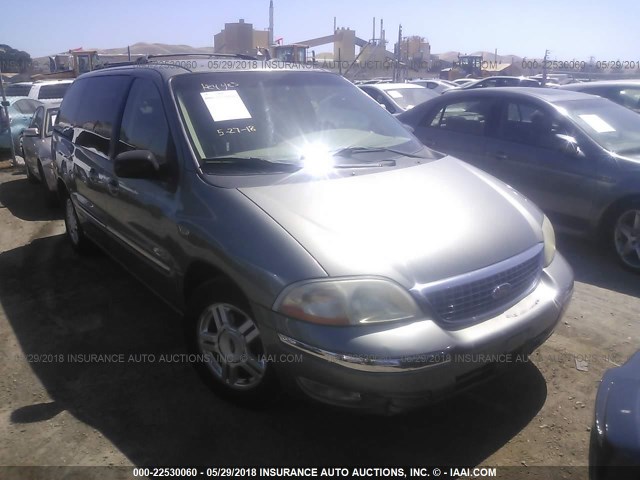 2FMDA52472BB42306 - 2002 FORD WINDSTAR SE TAN photo 1