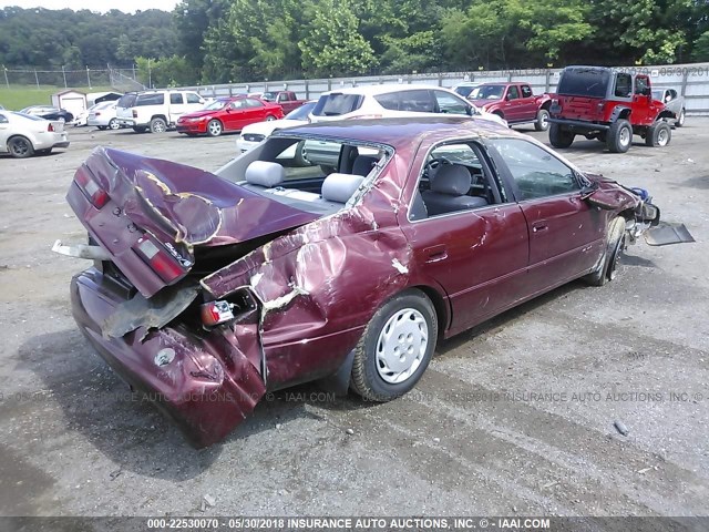 4T1BG22KXXU441342 - 1999 TOYOTA CAMRY CE/LE/XLE 勃艮第红 照片 4
