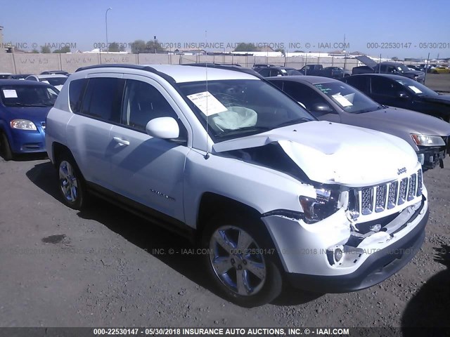 1C4NJCEB6GD543127 - 2016 JEEP COMPASS LATITUDE 白色 照片 1
