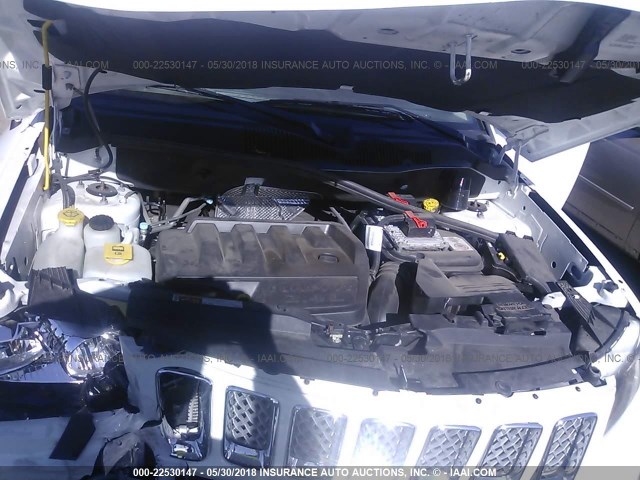 1C4NJCEB6GD543127 - 2016 JEEP COMPASS LATITUDE 白色 照片 10