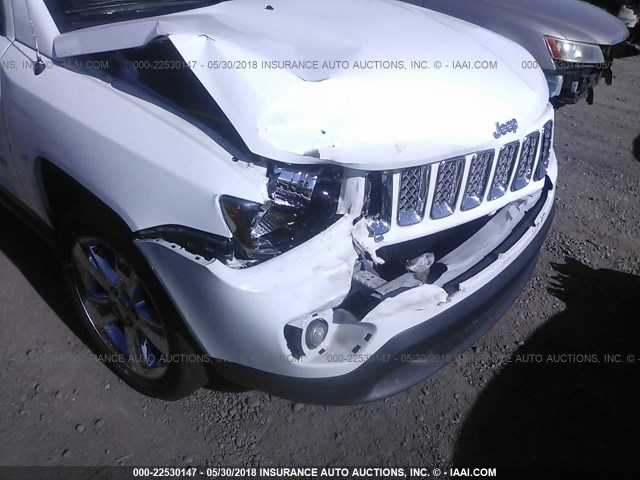 1C4NJCEB6GD543127 - 2016 JEEP COMPASS LATITUDE 白色 照片 6