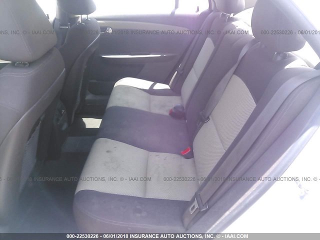 1G1ZC5E02CF302047 - 2012 CHEVROLET MALIBU 1LT WHITE photo 8