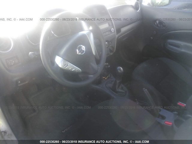 3N1CE2CP0FL444514 - 2015 NISSAN VERSA NOTE S/S PLUS/SV/SL/SR SILVER photo 5