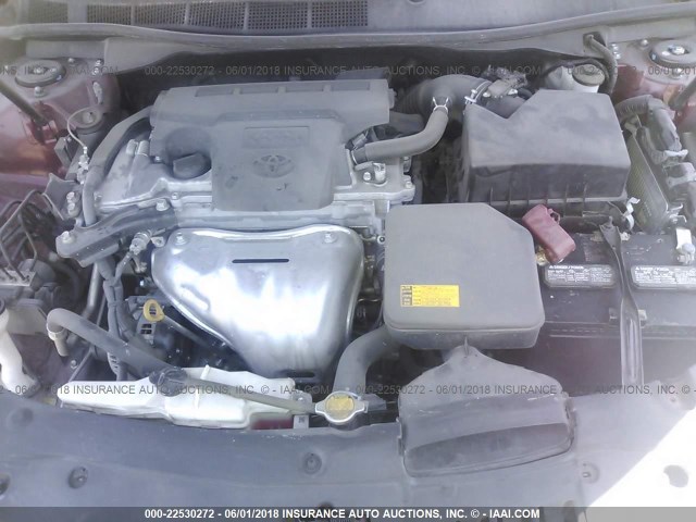 4T1BF1FK6FU876039 - 2015 TOYOTA CAMRY LE/XLE/SE/XSE RED photo 10