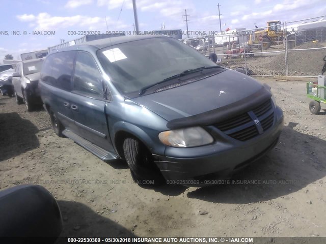 1D4GP24RX5B380283 - 2005 DODGE GRAND CARAVAN SE GREEN photo 1