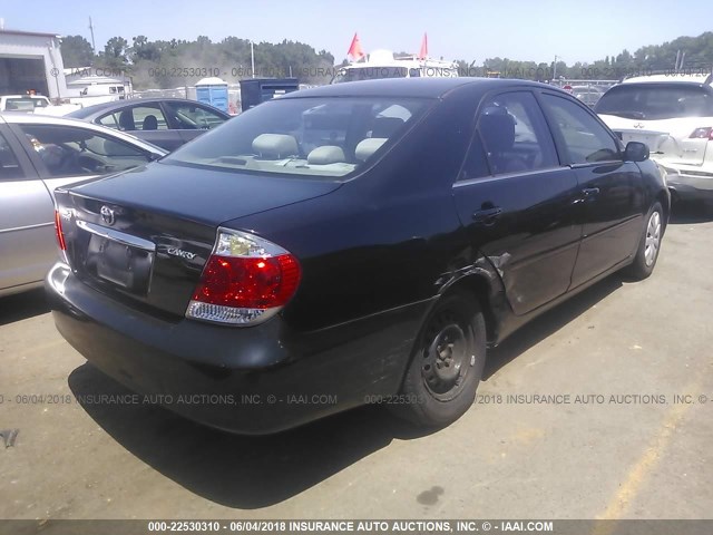 4T1BE32K06U152416 - 2006 TOYOTA CAMRY LE/XLE/SE შავი ფოტო 4
