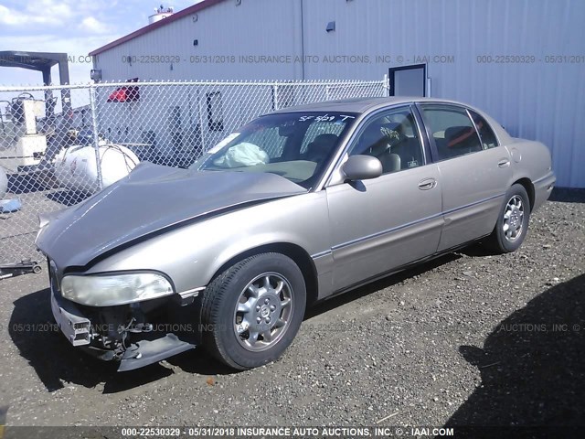 1G4CU5211Y4138358 - 2000 BUICK PARK AVENUE ULTRA SILVER photo 2