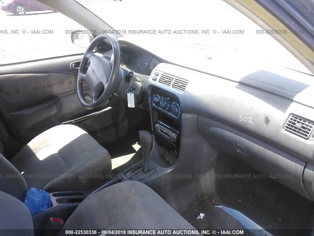 1Y1SK5288XZ441265 - 1999 CHEVROLET GEO PRIZM LSI Mavi foto 5