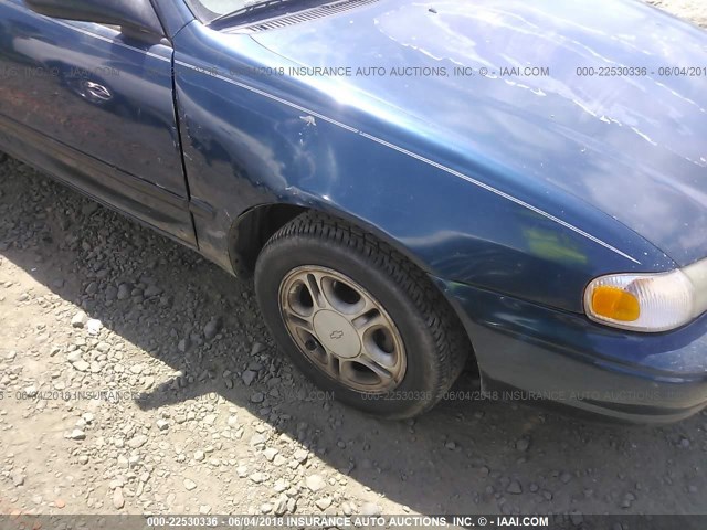 1Y1SK5288XZ441265 - 1999 CHEVROLET GEO PRIZM LSI Mavi foto 6
