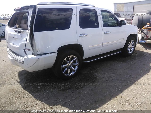 1GKUKEEF1AR162324 - 2010 GMC YUKON DENALI WHITE photo 4