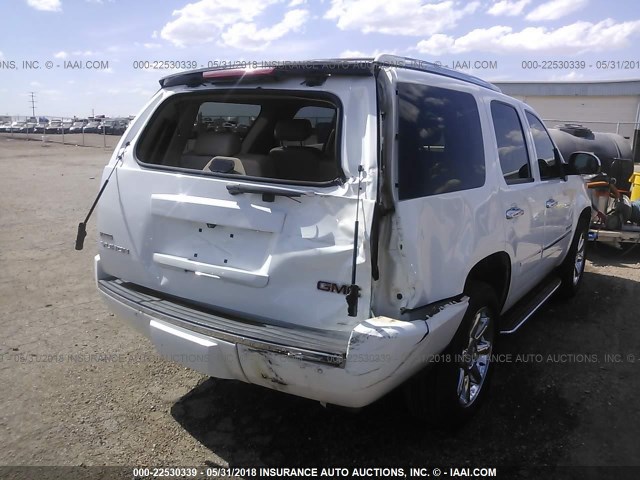 1GKUKEEF1AR162324 - 2010 GMC YUKON DENALI WHITE photo 6