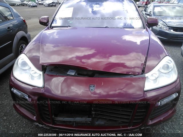 WP1AD29P88LA74618 - 2008 PORSCHE CAYENNE GTS RED photo 6