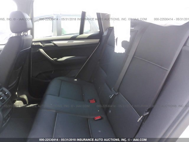 5UXWX9C55G0D63438 - 2016 BMW X3 XDRIVE28I SILVER photo 8