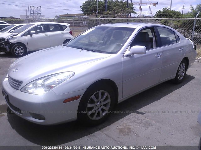 JTHBF30G225000866 - 2002 LEXUS ES 300 GRAY photo 2