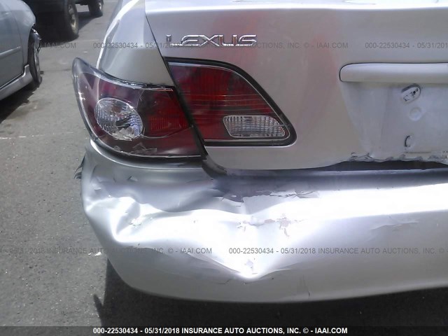 JTHBF30G225000866 - 2002 LEXUS ES 300 GRAY photo 6