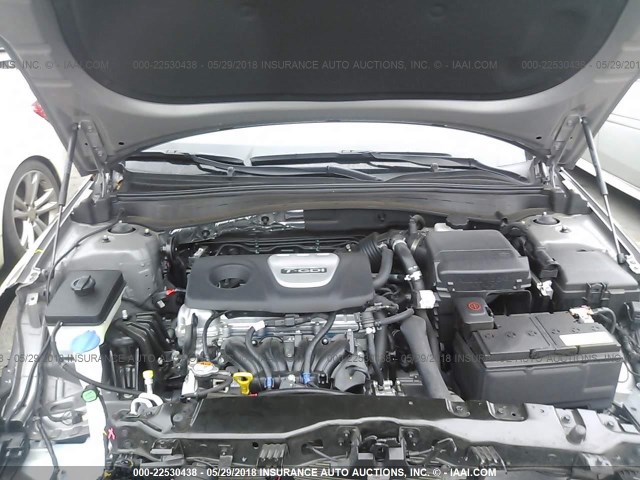 5XXGT4L13GG078749 - 2016 KIA OPTIMA LX 灰色 照片 10